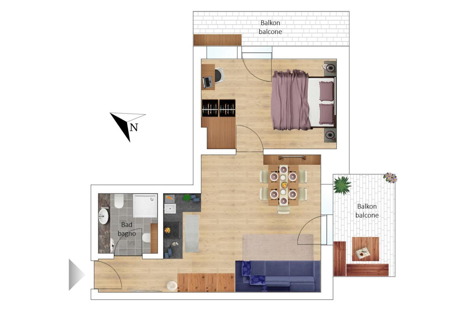Apartamento Aurturist Sesto Habitación foto