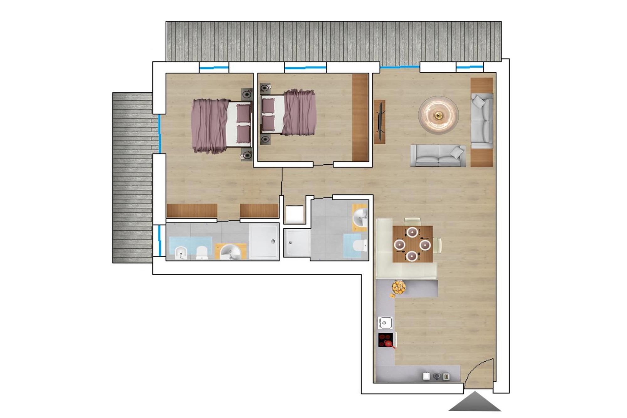 Apartamento Aurturist Sesto Habitación foto