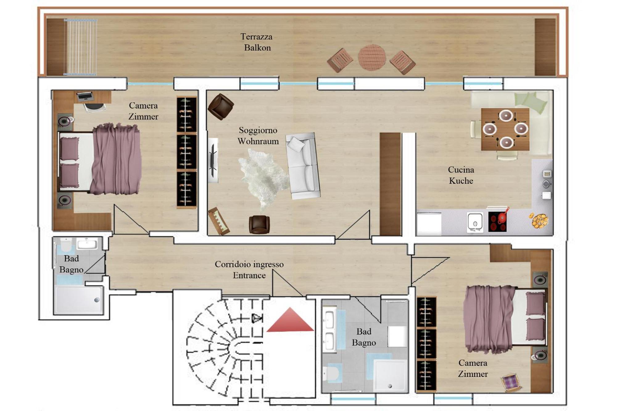 Apartamento Aurturist Sesto Habitación foto